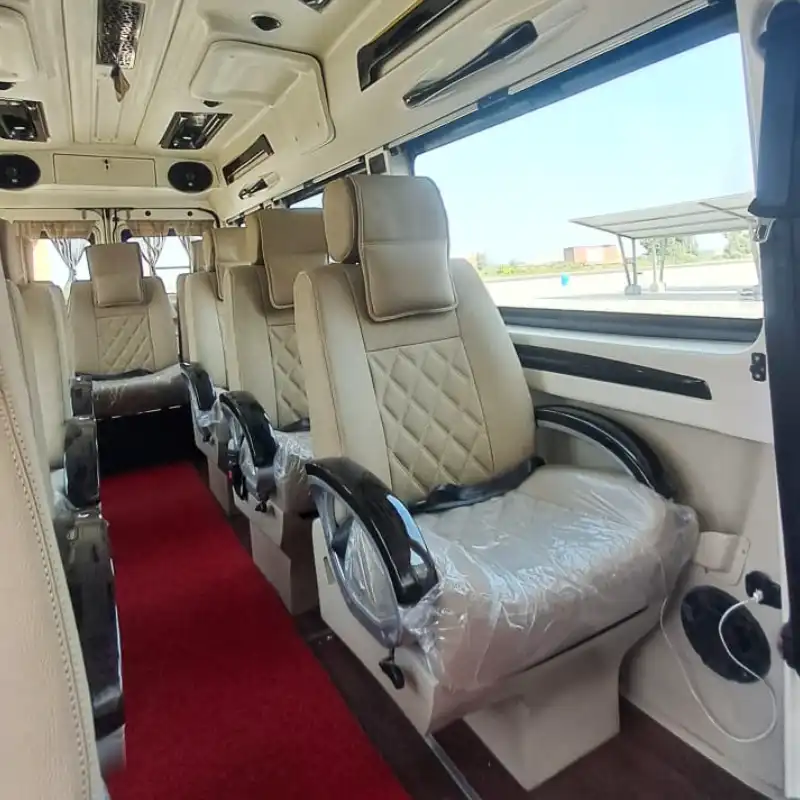 luxury tempo traveller 10 2